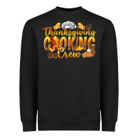 Black Thanksgiving Cooking Crew Heavyweight Sweatshirt - texasbilliewilder