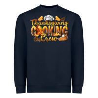 Navy Thanksgiving Cooking Crew Heavyweight Sweatshirt - texasbilliewilder