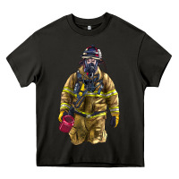 Asphalt Firefighter Heavy Core Tee - LillyAllenDesigns