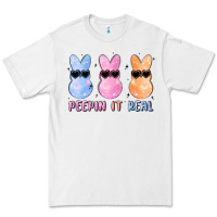White peepin it real easter glitter Premium Tee - MaliasSmallBusiness