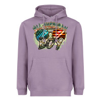 Lavender All American boy 4th of july Heavyweight Hoodie - FaDigitalArtStudio