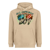 Mushroom All American boy 4th of july Heavyweight Hoodie - FaDigitalArtStudio