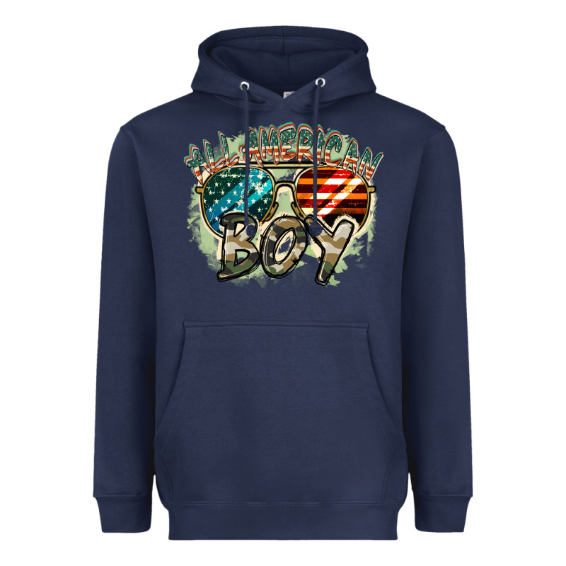 All American Boy 4th Of July Heavyweight Hoodie by FaDigitalArtStudio | Teevron