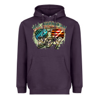 Plum All American boy 4th of july Heavyweight Hoodie - FaDigitalArtStudio