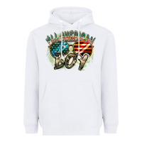 White All American boy 4th of july Heavyweight Hoodie - FaDigitalArtStudio