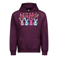 Mauve Wine easter day mama Urban Hoodie - CowhideDigitalArt