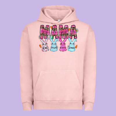 Easter Day Mama Urban Hoodie Designed By Cowhidedigitalart