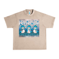 French Oak snowman winter Urban Heavy Tee - JahusDesignShop
