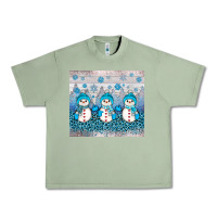 Oil Green snowman winter Urban Heavy Tee - JahusDesignShop