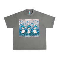 Snowman Winter Urban Heavy Tee | Teevron