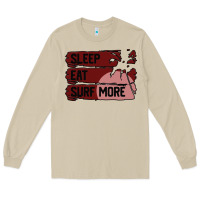 Mushroom surf, sleep, eat Long Sleeve Tee - Bettercallsaul