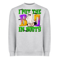 Heather Grey I Put The Boo Heavyweight Sweatshirt - texasbilliewilder