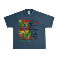 Midnight Navy inspiring black leaders juneteenth Urban Heavy Tee - LillyAllenDesigns