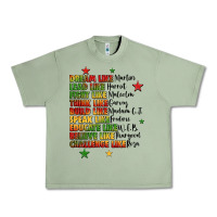 Oil Green inspiring black leaders juneteenth Urban Heavy Tee - LillyAllenDesigns
