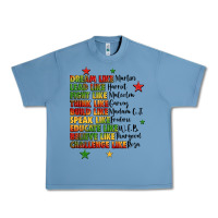 Pebble Blue inspiring black leaders juneteenth Urban Heavy Tee - LillyAllenDesigns