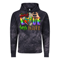 Cloud Black More Love Less Hate LGBTQ Vintage Hoodie - BundleAndBundleShop