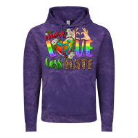 Cloud Purple More Love Less Hate LGBTQ Vintage Hoodie - BundleAndBundleShop