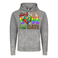 Cloud Rock More Love Less Hate LGBTQ Vintage Hoodie - BundleAndBundleShop