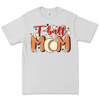 Dove Grey t ball mom Premium Tee - MaliasSmallBusiness
