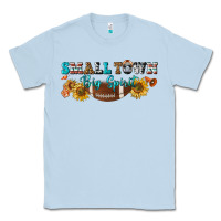 Dusty Blue small town big spirit Classic Tee - BundleAndBundleShop