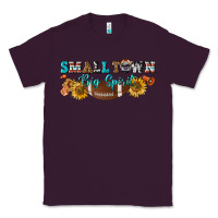 Plum small town big spirit Classic Tee - BundleAndBundleShop