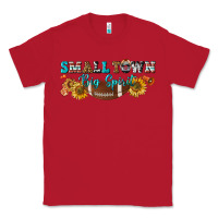 Red small town big spirit Classic Tee - BundleAndBundleShop