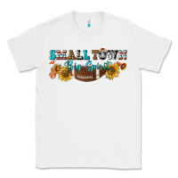 White small town big spirit Classic Tee - BundleAndBundleShop