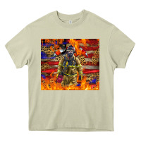 Mossy Western Firefighter With American Heavy Core Tee - LillyAllenDesigns