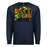 Navy lucky teacher squad Premium Sweatshirt - FaDigitalArtStudio