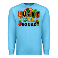 Ocean Blue lucky teacher squad Premium Sweatshirt - FaDigitalArtStudio