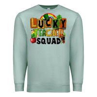 Seafoam lucky teacher squad Premium Sweatshirt - FaDigitalArtStudio