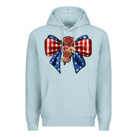 Blue Mist bow Premium Hoodie - JahusDesignShop