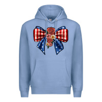 Colony Blue bow Premium Hoodie - JahusDesignShop