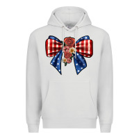 Dove Grey bow Premium Hoodie - JahusDesignShop