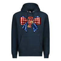 Navy bow Premium Hoodie - JahusDesignShop