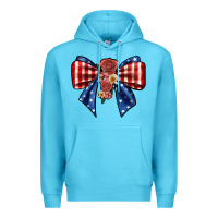 Ocean Blue bow Premium Hoodie - JahusDesignShop