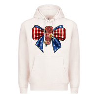 Pale Pink bow Premium Hoodie - JahusDesignShop