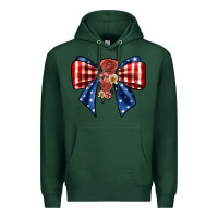 Sports Green bow Premium Hoodie - JahusDesignShop