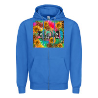 True Royal Mom rainbow sunflower Zipper Hoodie - CowGirlArtShop