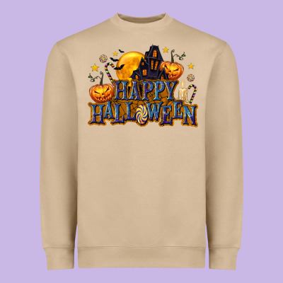 Happy Halloween Heavyweight Sweatshirt Designed By Texasbilliewilder