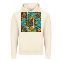 Vintage Artic Lake Boat Rudder And Sunflowers Seamless Pattern Vintage Hoodie - BundleAndBundleShop