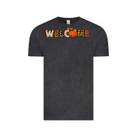 Vintage Black welcome pumpkin Vintage Tee - BundleAndBundleShop