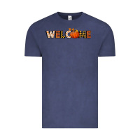 Vintage Denim welcome pumpkin Vintage Tee - BundleAndBundleShop