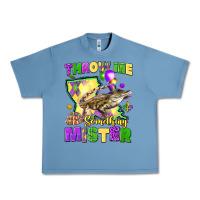 Pebble Blue throw me something mister louisiana mardi gras Urban Heavy Tee - LillyAllenDesigns