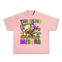 Salmon throw me something mister louisiana mardi gras Urban Heavy Tee - LillyAllenDesigns