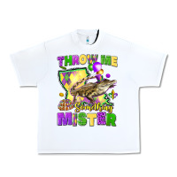 White throw me something mister louisiana mardi gras Urban Heavy Tee - LillyAllenDesigns