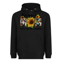 Black Being a mom makes my life complete Mother's Day Heavyweight Hoodie - FaDigitalArtStudio