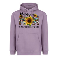 Being A Mom Makes My Life Complete Mother's Day Heavyweight Hoodie | Teevron