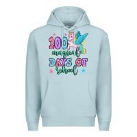 Blue Mist hundred magical days of school unicorn Premium Hoodie - OliviaCreatesArt