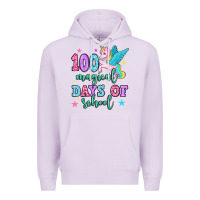 Lilac hundred magical days of school unicorn Premium Hoodie - OliviaCreatesArt